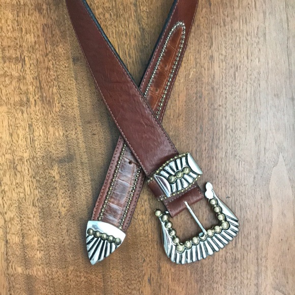 Streets Ahead Vintage Western Style Belt - Picture 3 of 11